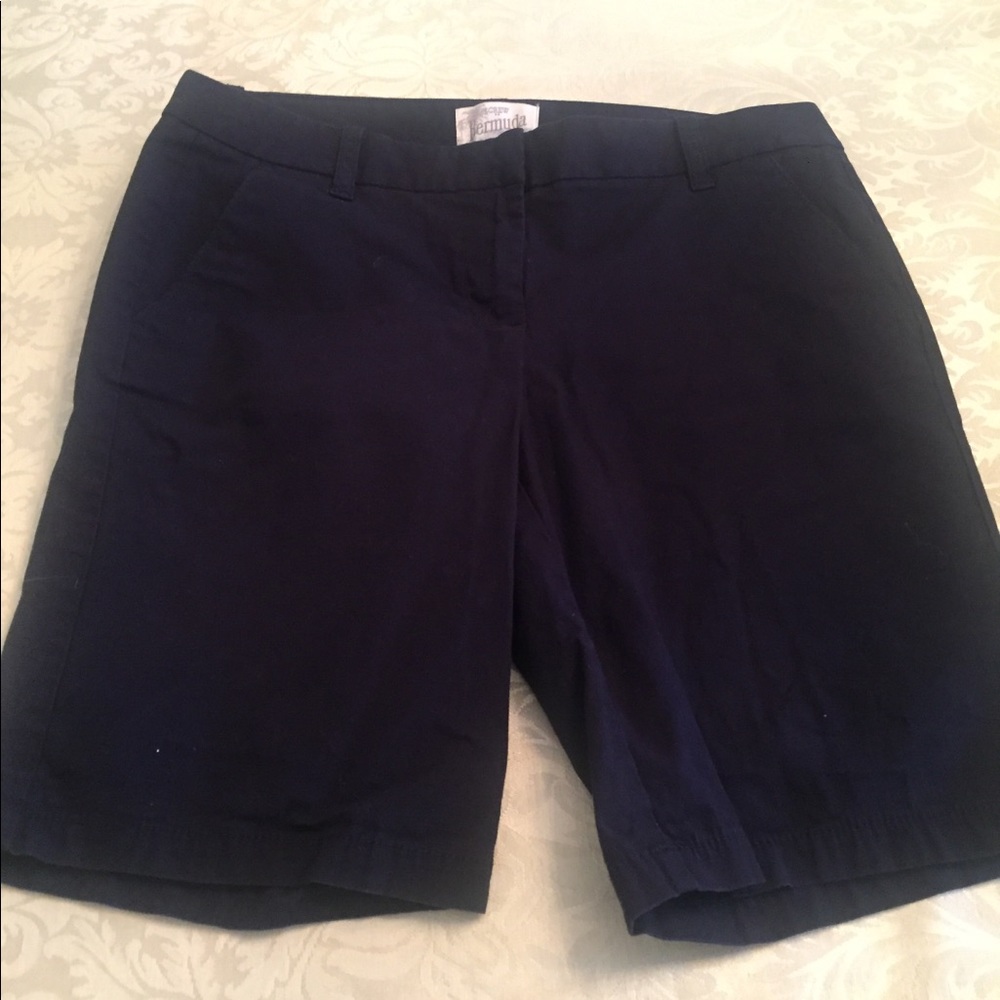 π΄ J CREW NAVY BERMUDA CHINO SHORTS RESORT WEAR - Picture 1 of 5